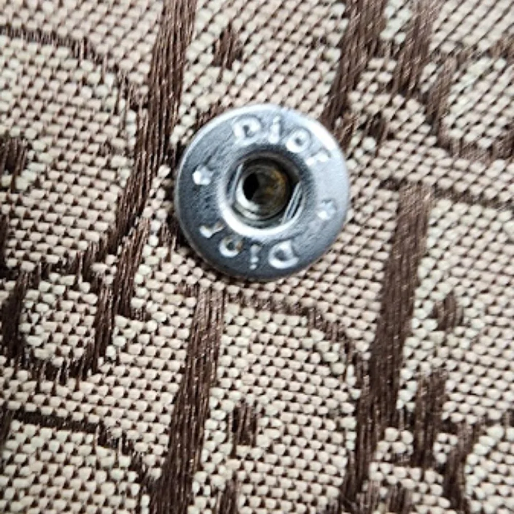 Christian Dior Trotter Canvas Rasta Saddle Wallet. Unique!